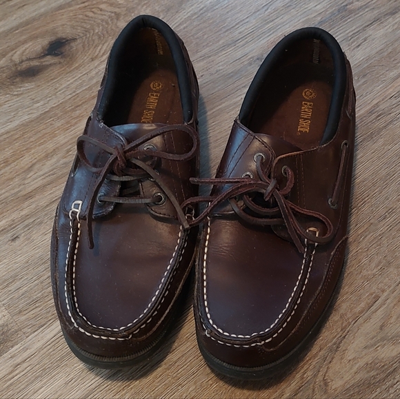 Earth Shoe Shoes Mens Earth Shoes Grayson Leather Laceup Loafers